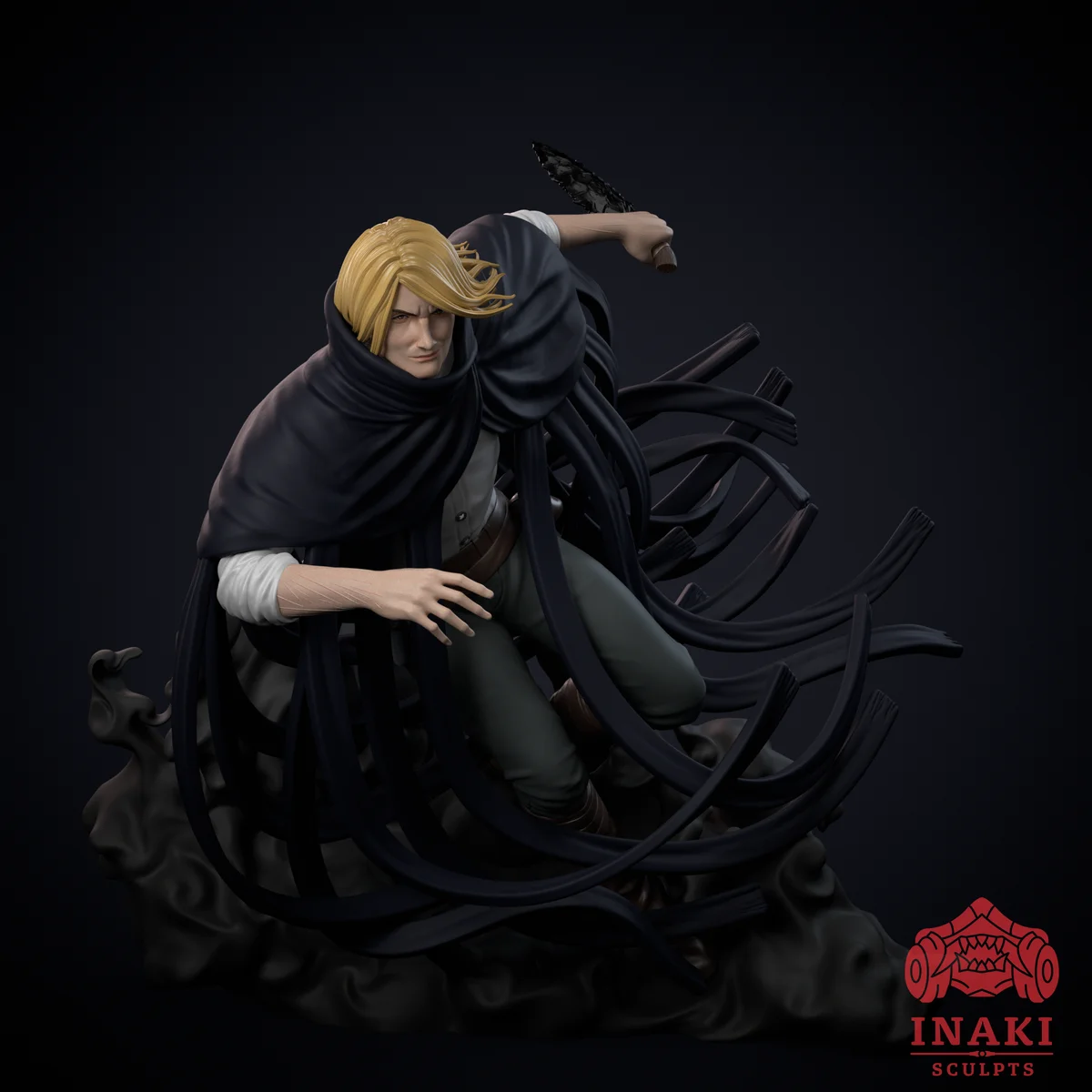 Kelsier | Fan Art | 3D Printed Resin Model Garage Kit | *Un-Painted* | Inaki Sculpts 4
