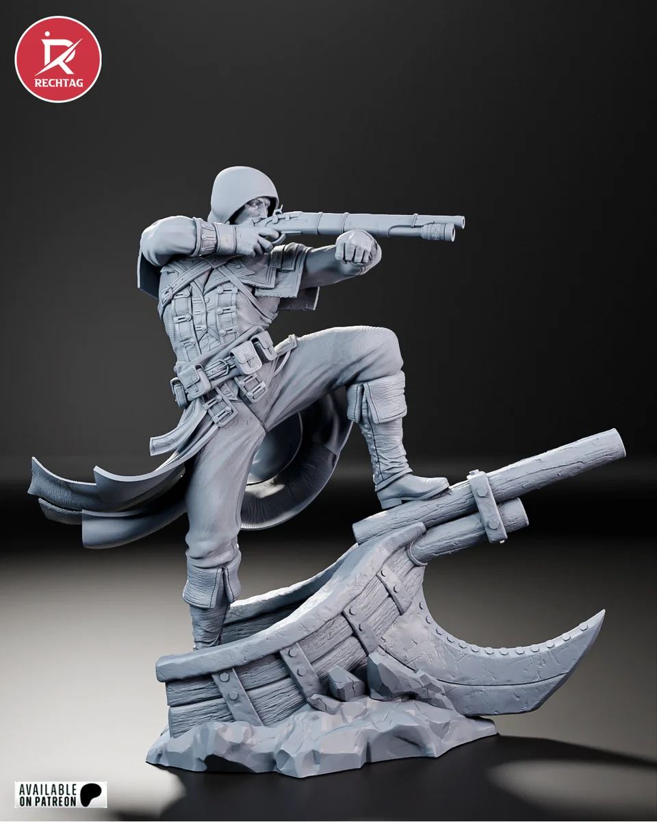Shay Cormac | Fan Art | 3D Printed Resin Model Garage Kit | *Un-Painted* | Rechtag 17