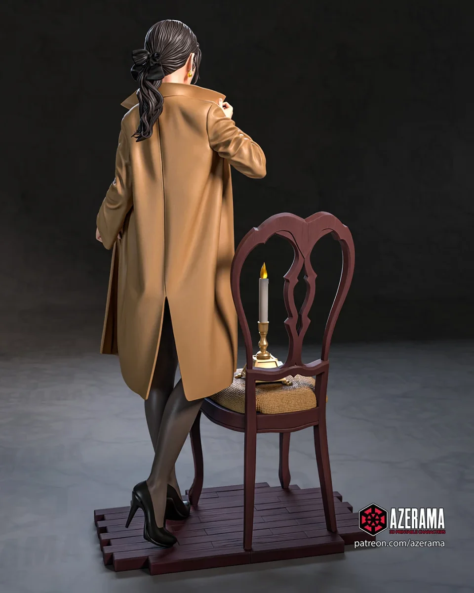 Claudia | Fan Art | 3D Printed Resin Model Garage Kit | *Un-Painted* | Azerama 2