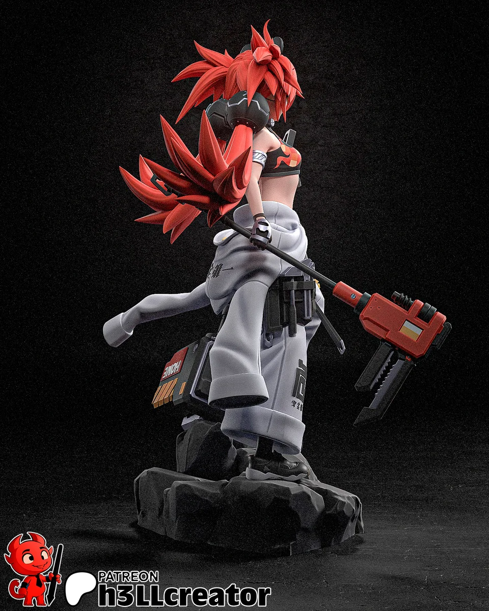 Koleda Belobog | Fan Art | 3D Printed Resin Model Garage Kit | *Un-Painted* | H3LL Creator 3