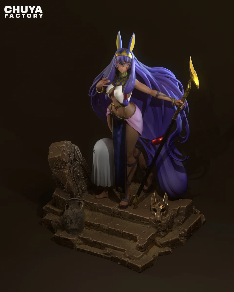 Nitocris | Fan Art | 3D Printed Resin Model Garage Kit | *Un-Painted* | Chuya Factory 4