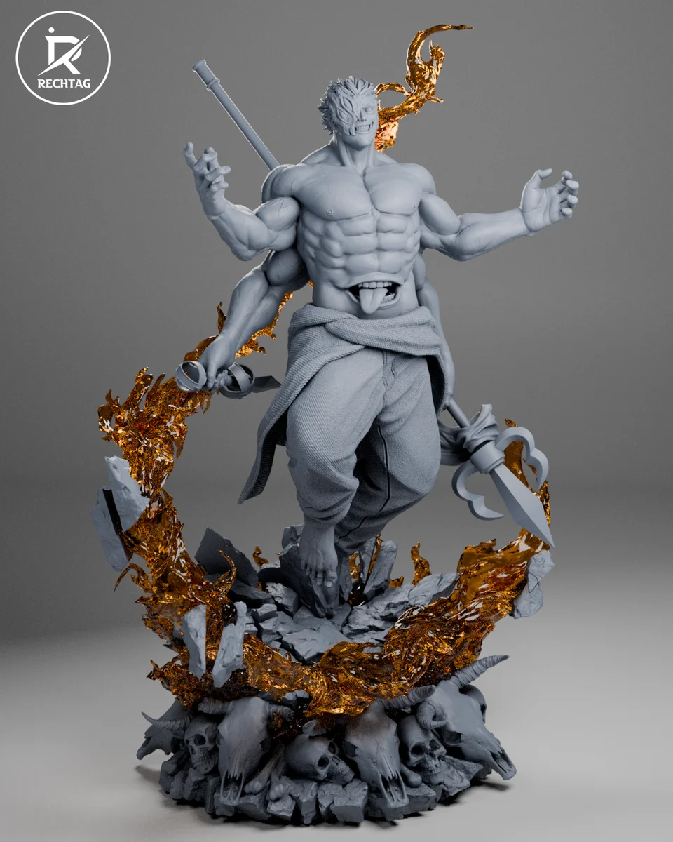 Ryomen Sukuna | Fan Art | 3D Printed Resin Model Garage Kit | *Un-Painted* | Rechtag 25