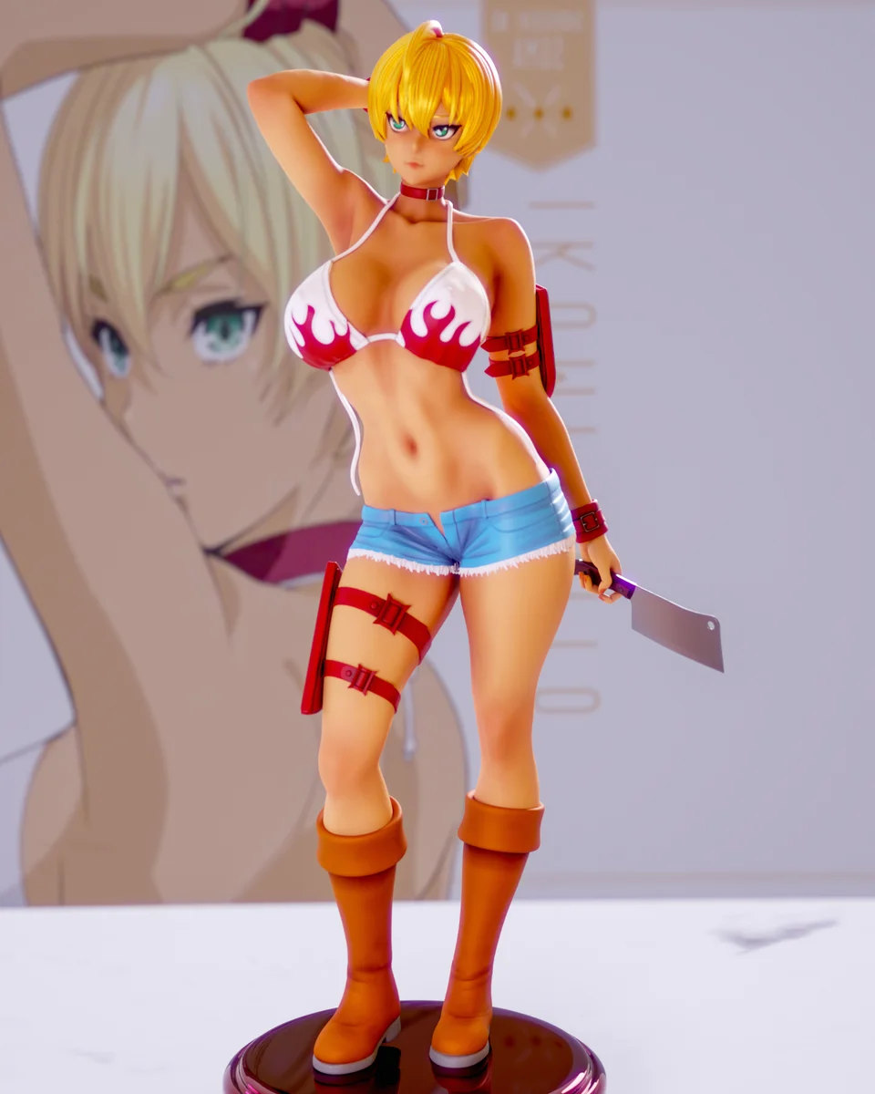 Ikumi Mito | Fan Art | 3D Printed Resin Model Garage Kit | *Un-Painted* | Momoji 3