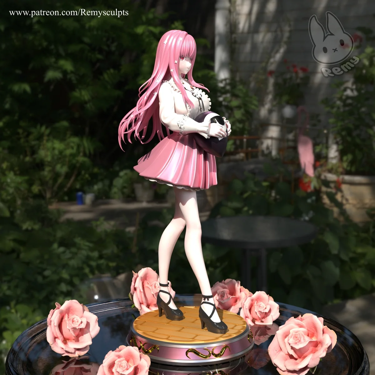 Mori Calliope v2 | Fan Art | 3D Printed Resin Model Garage Kit | *Un-Painted* | Remy Sculpts 3