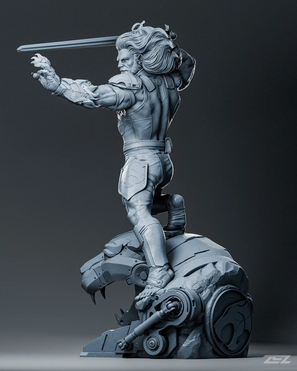 Lion-O | Fan Art | 3D Printed Resin Model Garage Kit | *Un-Painted* | ZEZ Studio 5