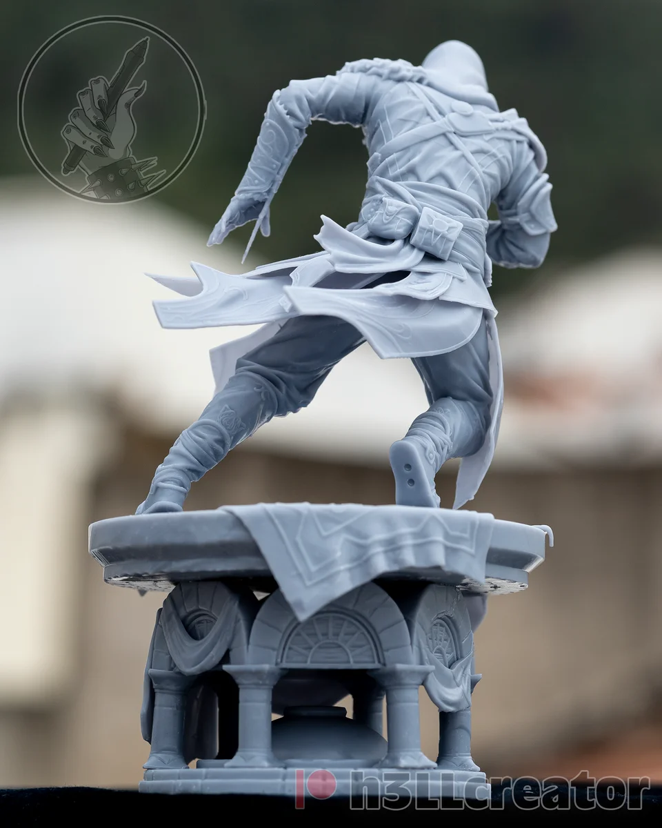 Ezio Auditore | Fan Art | 3D Printed Resin Model Garage Kit | *Un-Painted* | H3LL Creator 7