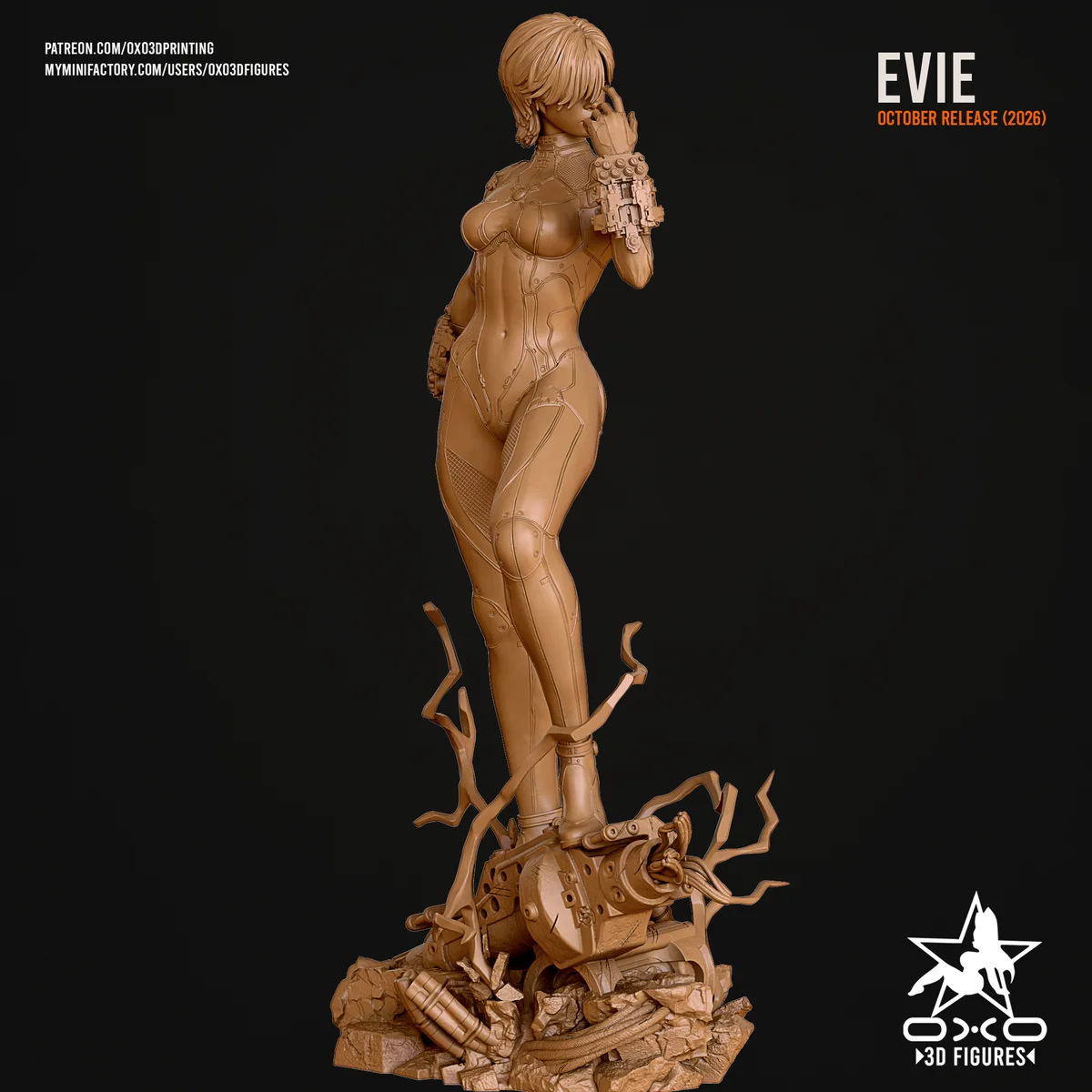 Evie Stellar Blade | Fan Art | 3D Printed Resin Model Garage Kit | *Un-Painted* | OXO3D 11