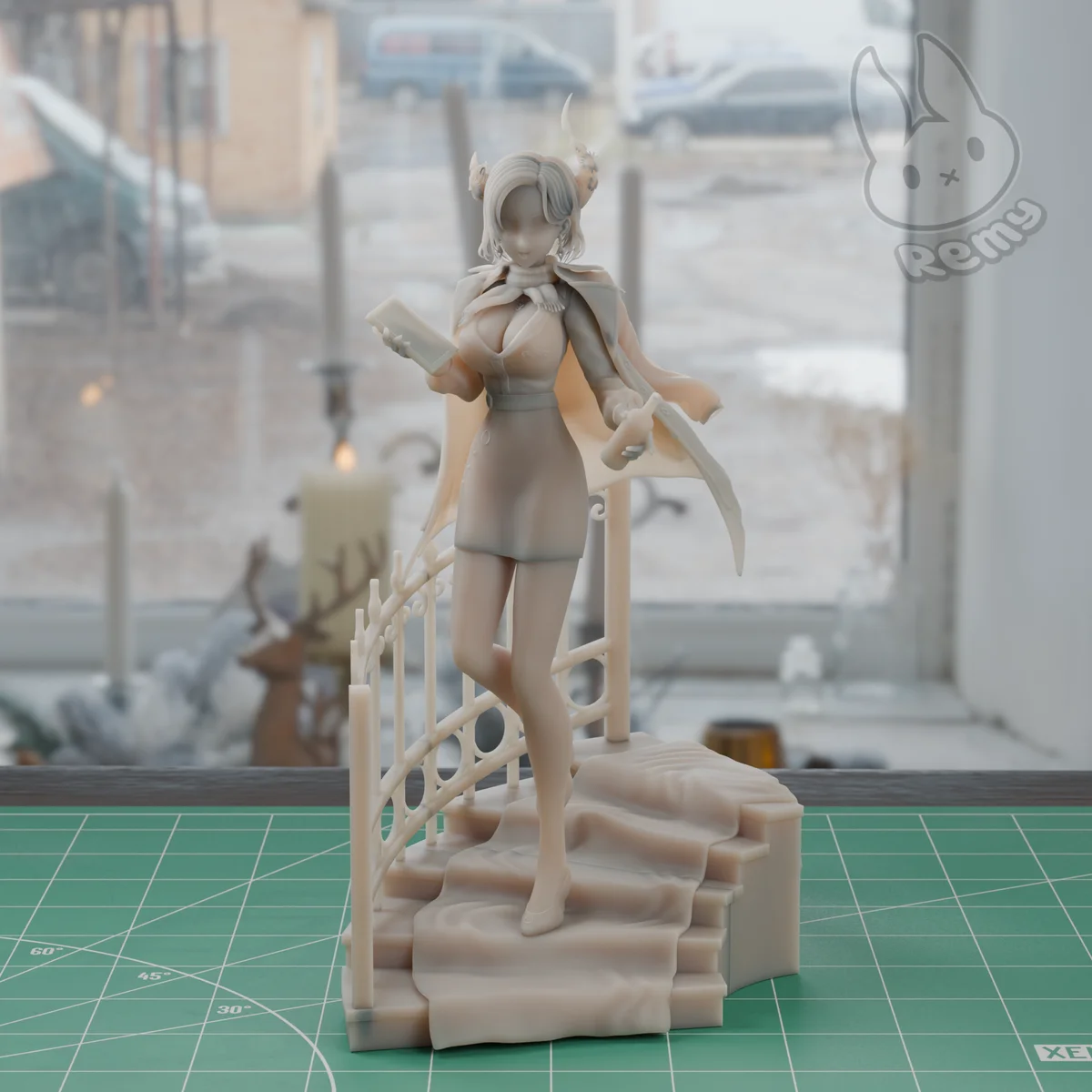 Nerissa Ravencroft | Fan Art | 3D Printed Resin Model Garage Kit | *Un-Painted* | Remy Sculpts 5