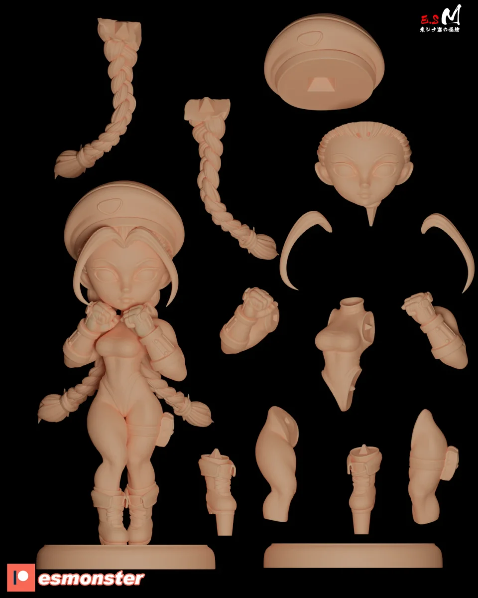 Cammy White Killer Bee | Fan Art | 3D Printed Resin Model Garage Kit | *Un-Painted* | ES Monster 8