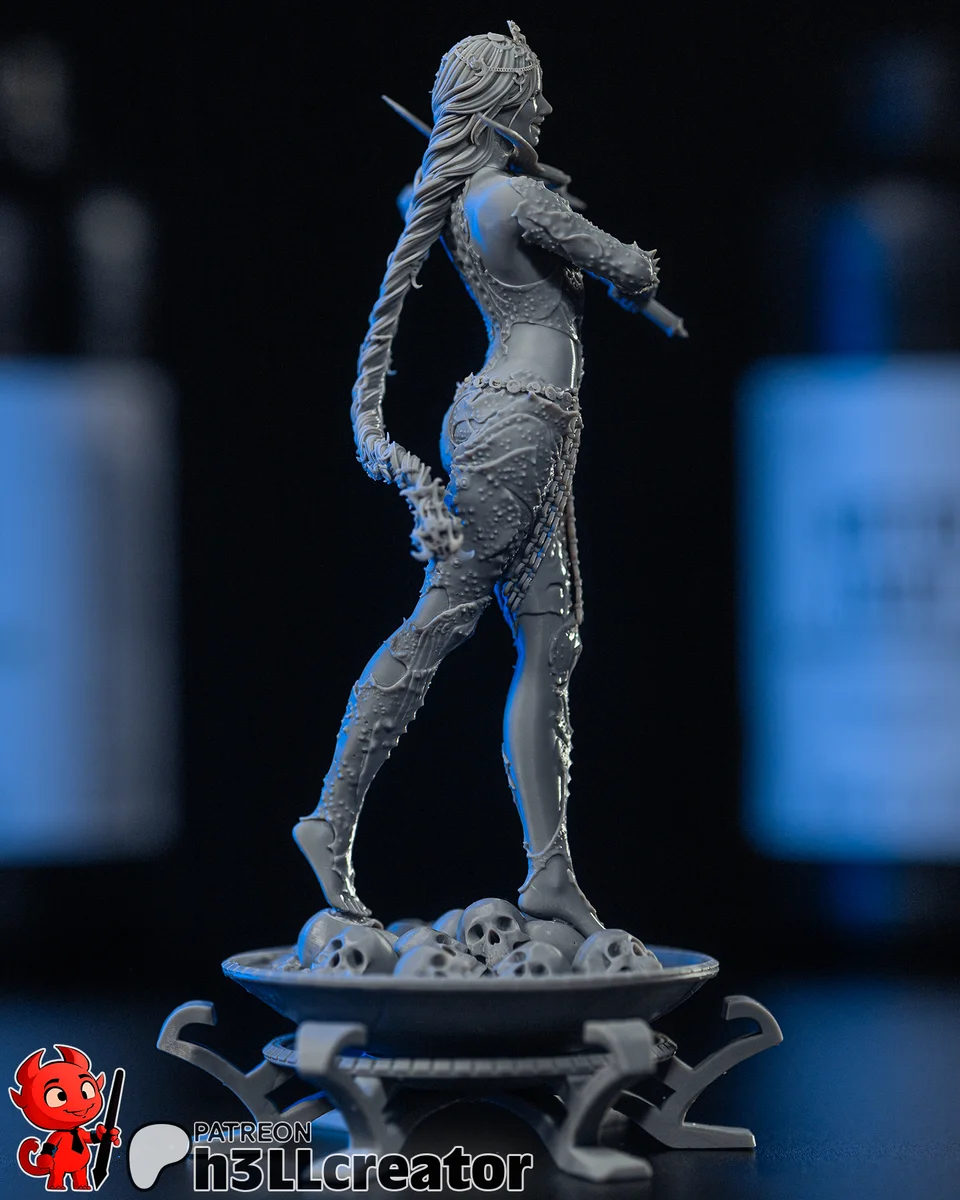 Orin the Red | Fan Art | 3D Printed Resin Model Garage Kit | *Un-Painted* | H3LL Creator 9