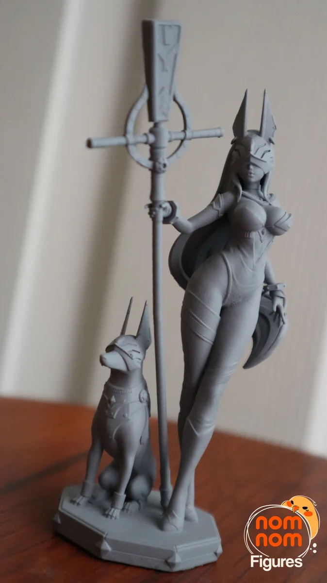 Anubis | Fan Art | 3D Printed Resin Model Garage Kit | *Un-Painted* | Nomnom 7