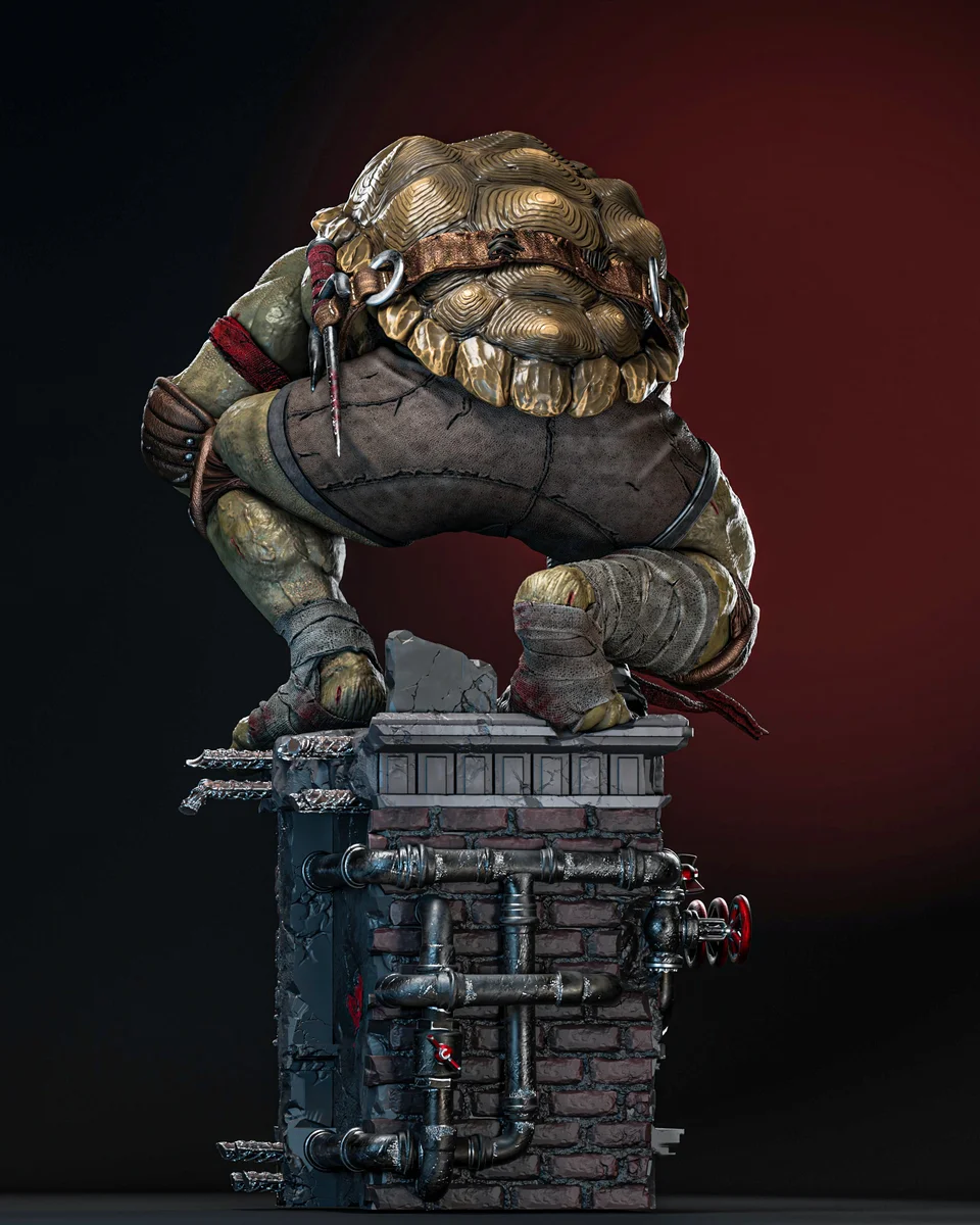 Raphael | Fan Art | 3D Printed Resin Model Garage Kit | *Un-Painted* | ZEZ Studio 4