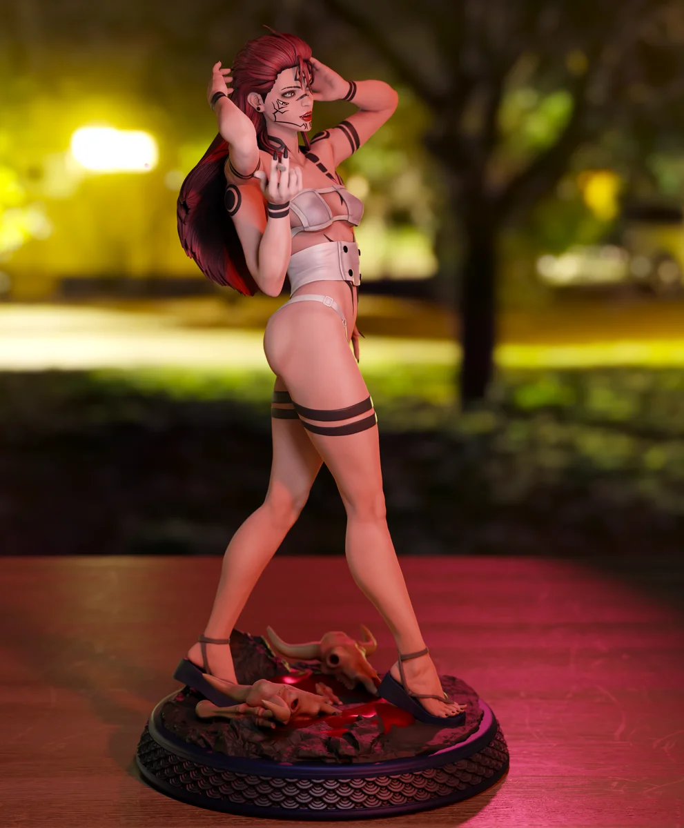 Sukuna (Female) | Fan Art | 3D Printed Resin Model Garage Kit | *Un-Painted* | Momoji 4