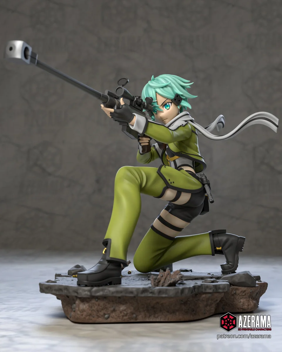 Sniper | Fan Art | 3D Printed Resin Model Garage Kit | *Un-Painted* | Azerama 2