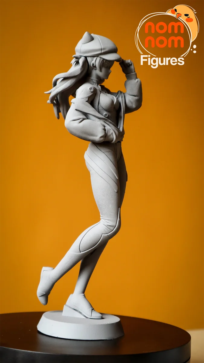 Asuka Langley | Fan Art | 3D Printed Resin Model Garage Kit | *Un-Painted* | Nomnom 5