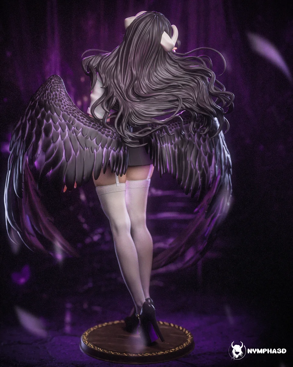Albedo (Casual Outfit) | Fan Art | 3D Printed Resin Model Garage Kit | *Un-Painted* | Nympha3D 5