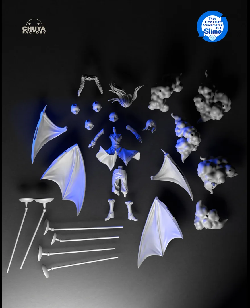 Rimuru Tempest | Fan Art | 3D Printed Resin Model Garage Kit | *Un-Painted* | Chuya Factory 12