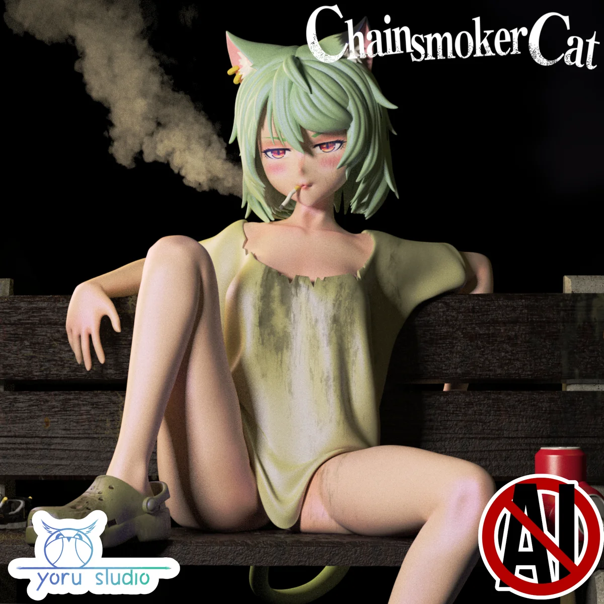 Yani | Fan Art | 3D Printed Resin Model Garage Kit | *Un-Painted* | Yoru Studio