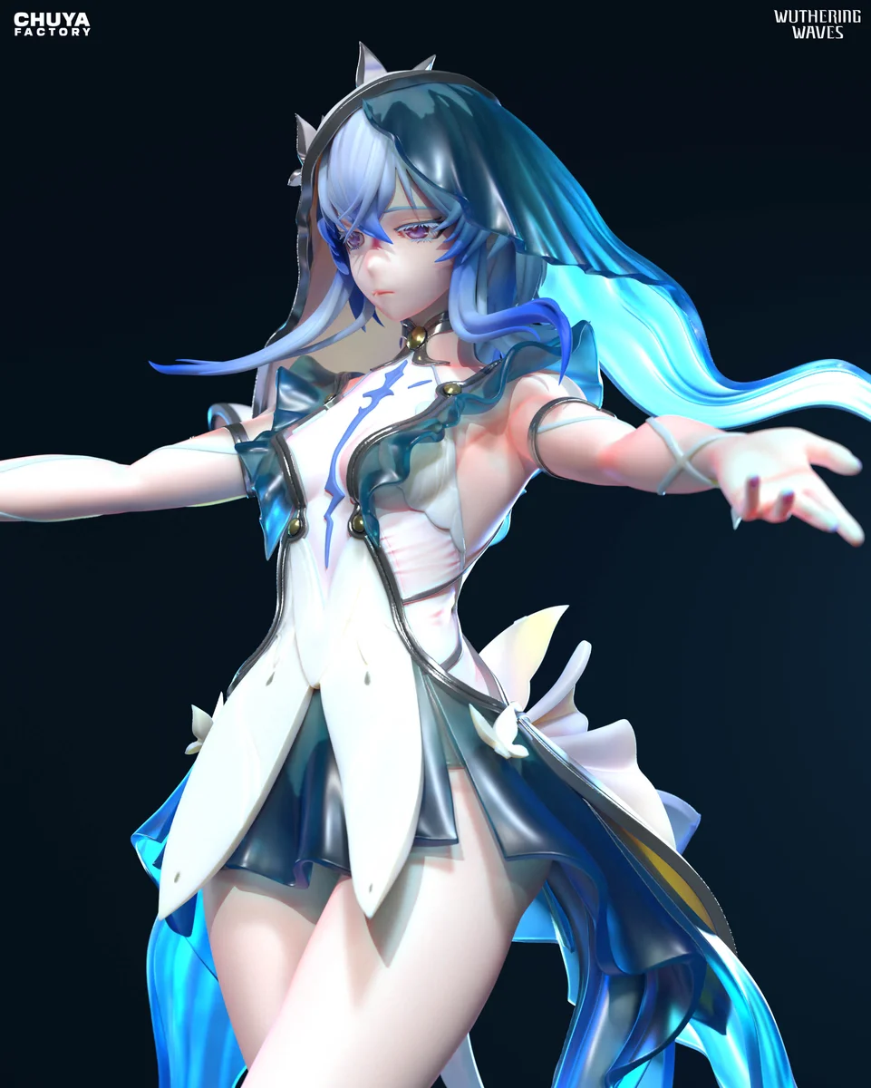 Shorekeeper | Fan Art | 3D Printed Resin Model Garage Kit | *Un-Painted* | Chuya Factory 7