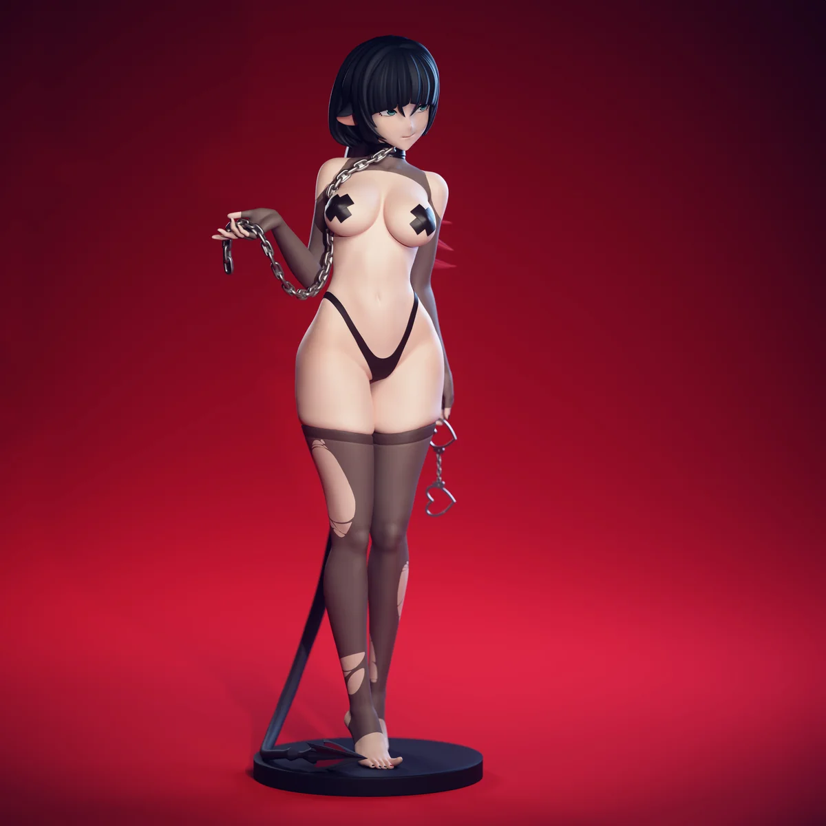Submissive Jane Doe | Fan Art | 3D Printed Resin Model Garage Kit | *Un-Painted* | EggmaStudios 3