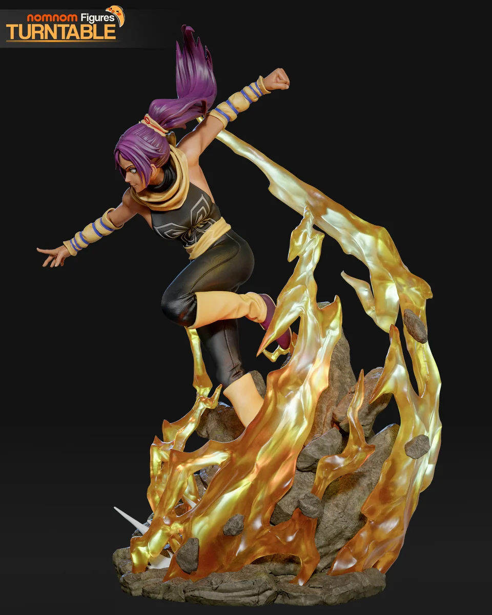 Yoruichi Shihoin | Fan Art | 3D Printed Resin Model Garage Kit | *Un-Painted* | Nomnom 9