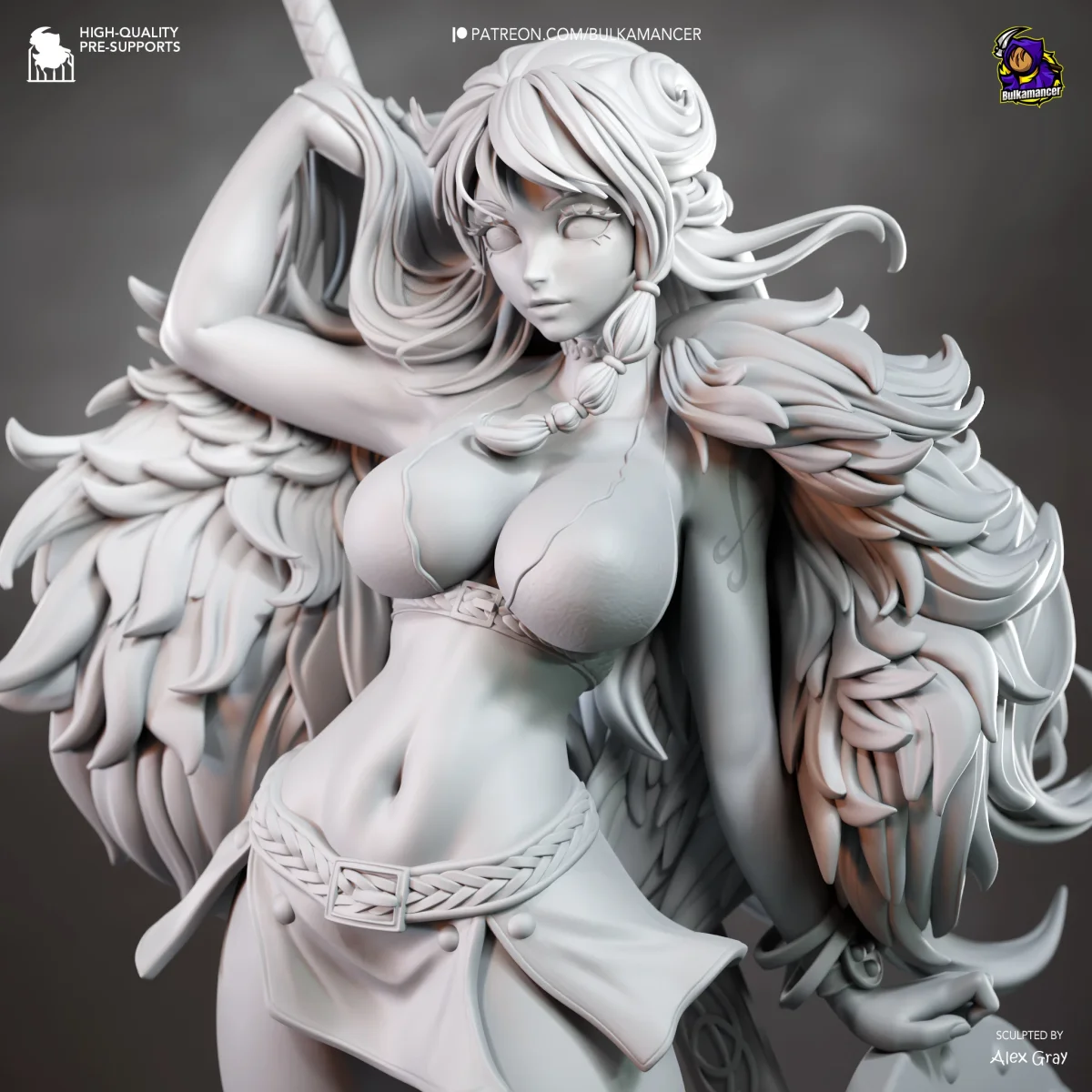 Elbaph Nami | Fan Art | 3D Printed Resin Model Garage Kit | *Un-Painted* | Bulkamancer 5