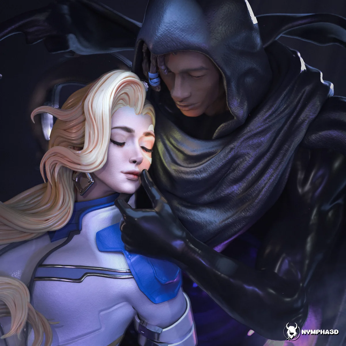 Cloak & Dagger | Fan Art | 3D Printed Resin Model Garage Kit | *Un-Painted* | Nympha3D 4
