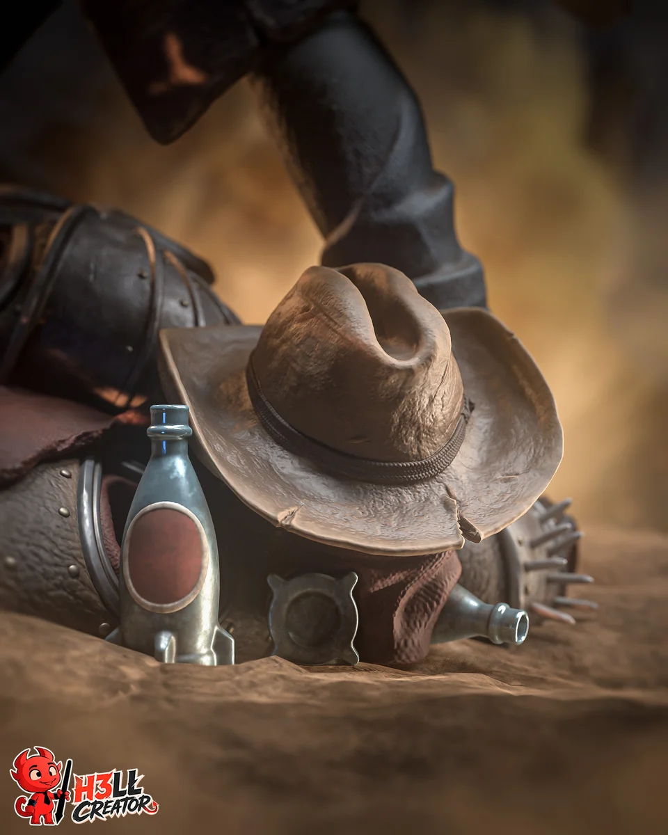 NCR Ranger | Fan Art | 3D Printed Resin Model Garage Kit | *Un-Painted* | H3LL Creator 7