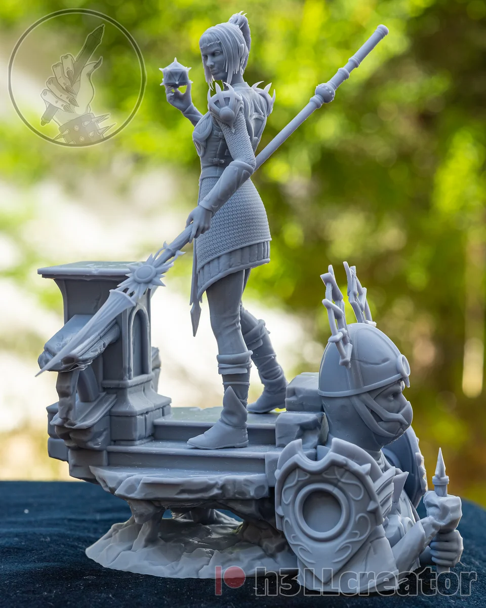 Shadowheart | Fan Art | 3D Printed Resin Model Garage Kit | *Un-Painted* | H3LL Creator 4
