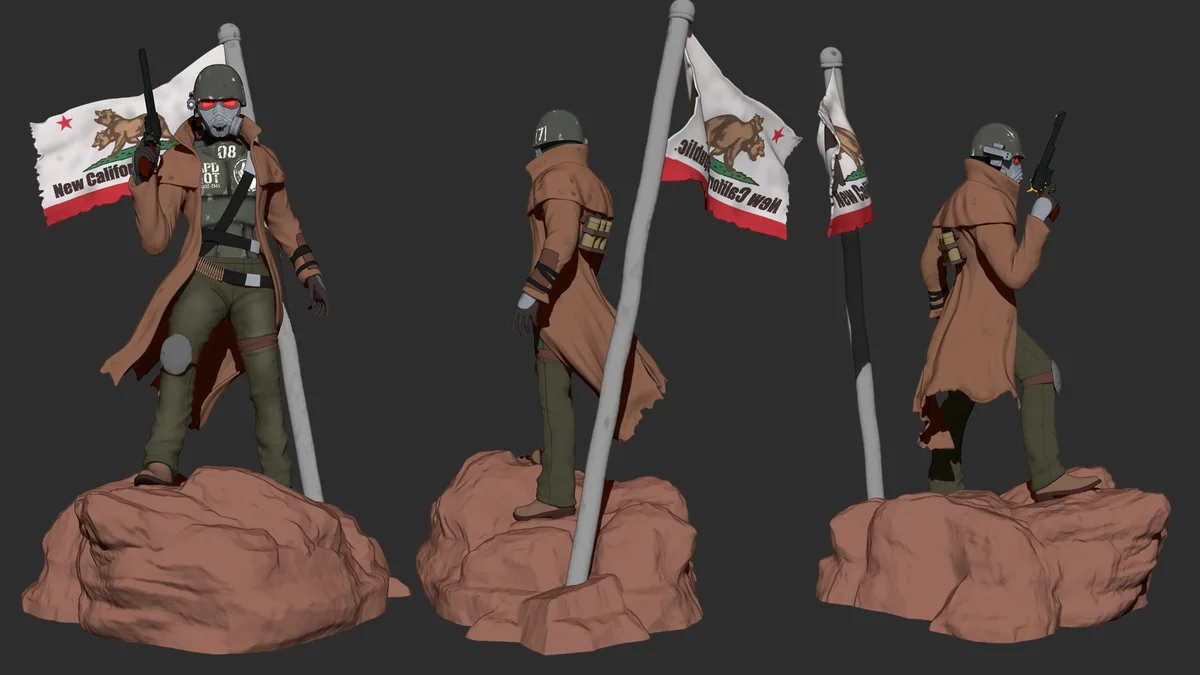 NCR Ranger | Fan Art | 3D Printed Resin Model Garage Kit | *Un-Painted* | Inaki Sculpts 6