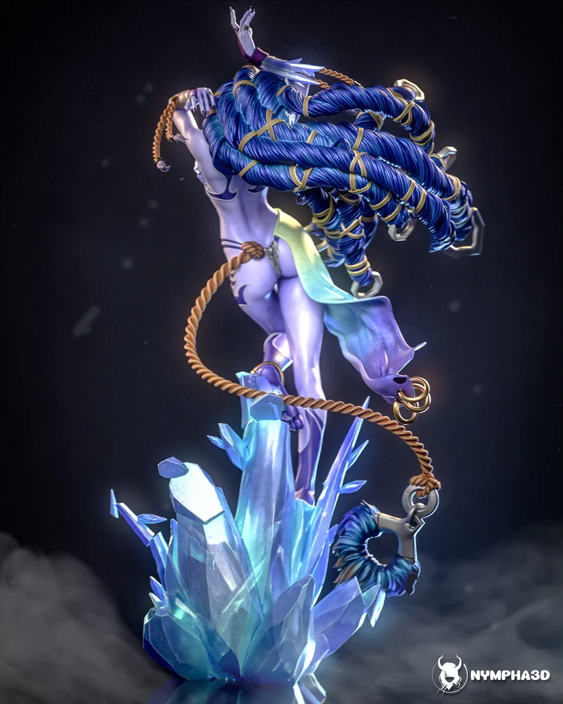 Shiva | Fan Art | 3D Printed Resin Model Garage Kit | *Un-Painted* | Nympha3D 3