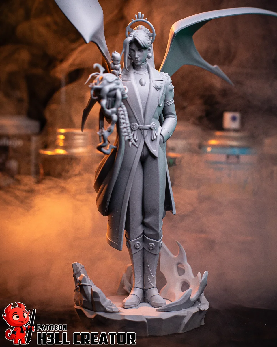 Chaos | Fan Art | 3D Printed Resin Model Garage Kit | *Un-Painted* | H3LL Creator 10