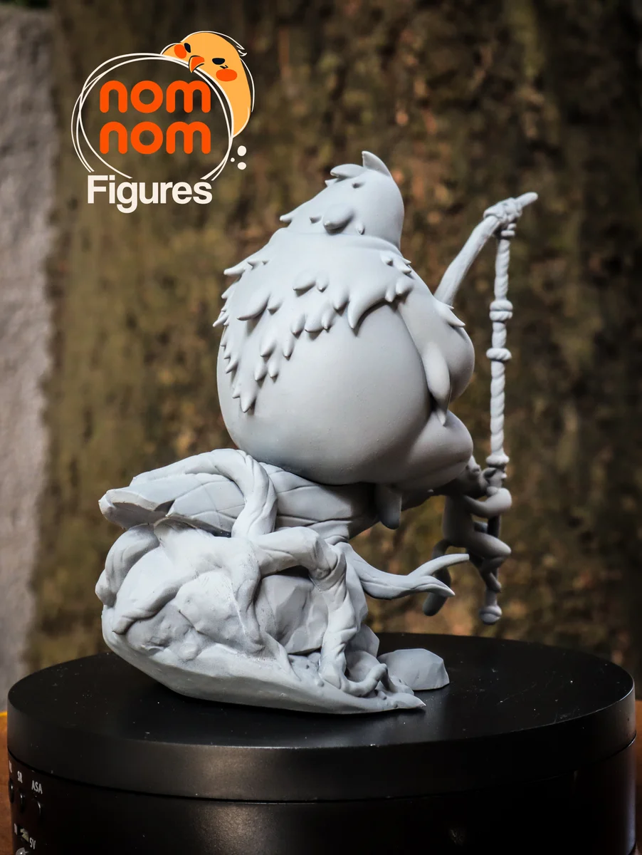 Chibi Ori and Naru | Fan Art | 3D Printed Resin Model Garage Kit | *Un-Painted* | Nomnom 8