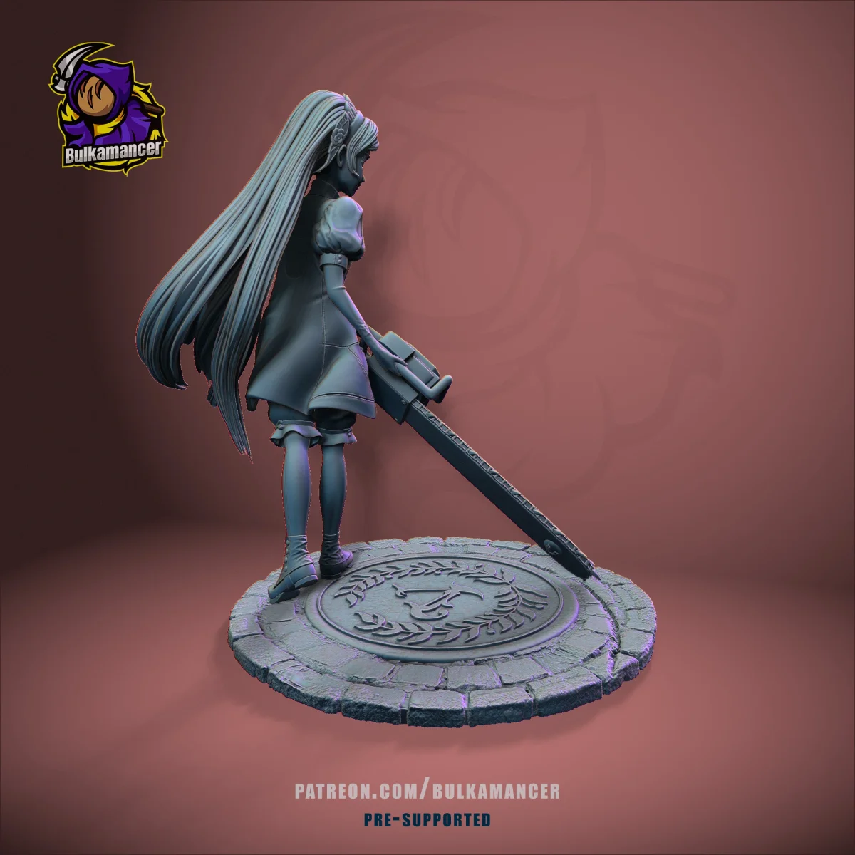 Lavenza | Fan Art | 3D Printed Resin Model Garage Kit | *Un-Painted* | Bulkamancer 3
