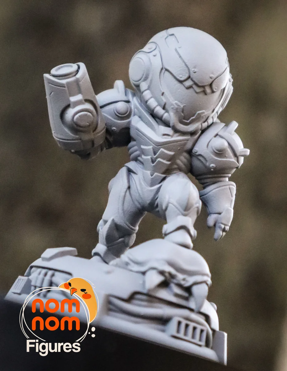 Chibi Samus | Fan Art | 3D Printed Resin Model Garage Kit | *Un-Painted* | Nomnom 4