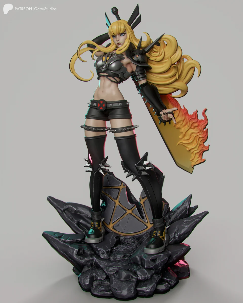 Magik | Fan Art | 3D Printed Resin Model Garage Kit | *Un-Painted* | Gatsu Studios 3