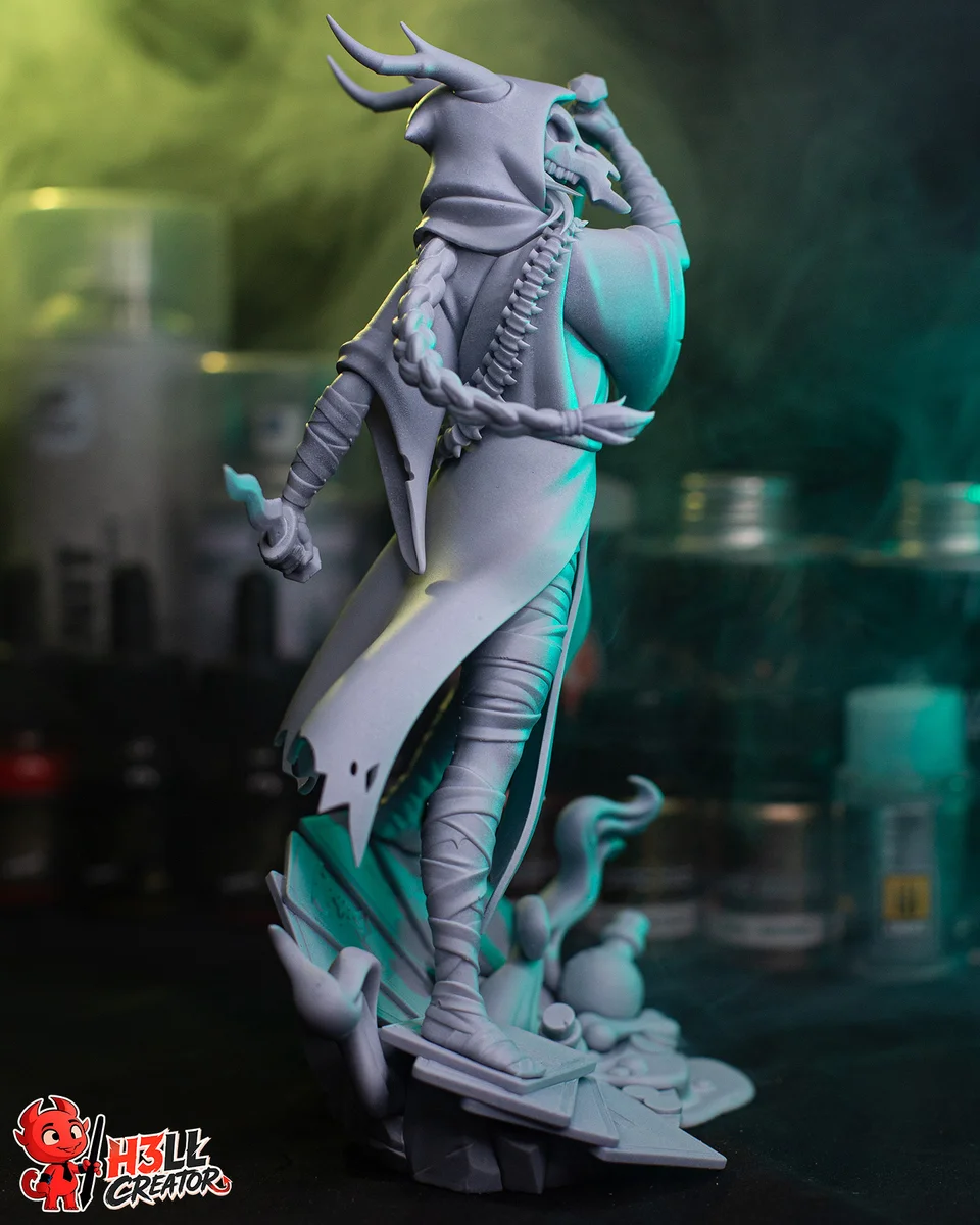 Silent | Fan Art | 3D Printed Resin Model Garage Kit | *Un-Painted* | H3LL Creator 11