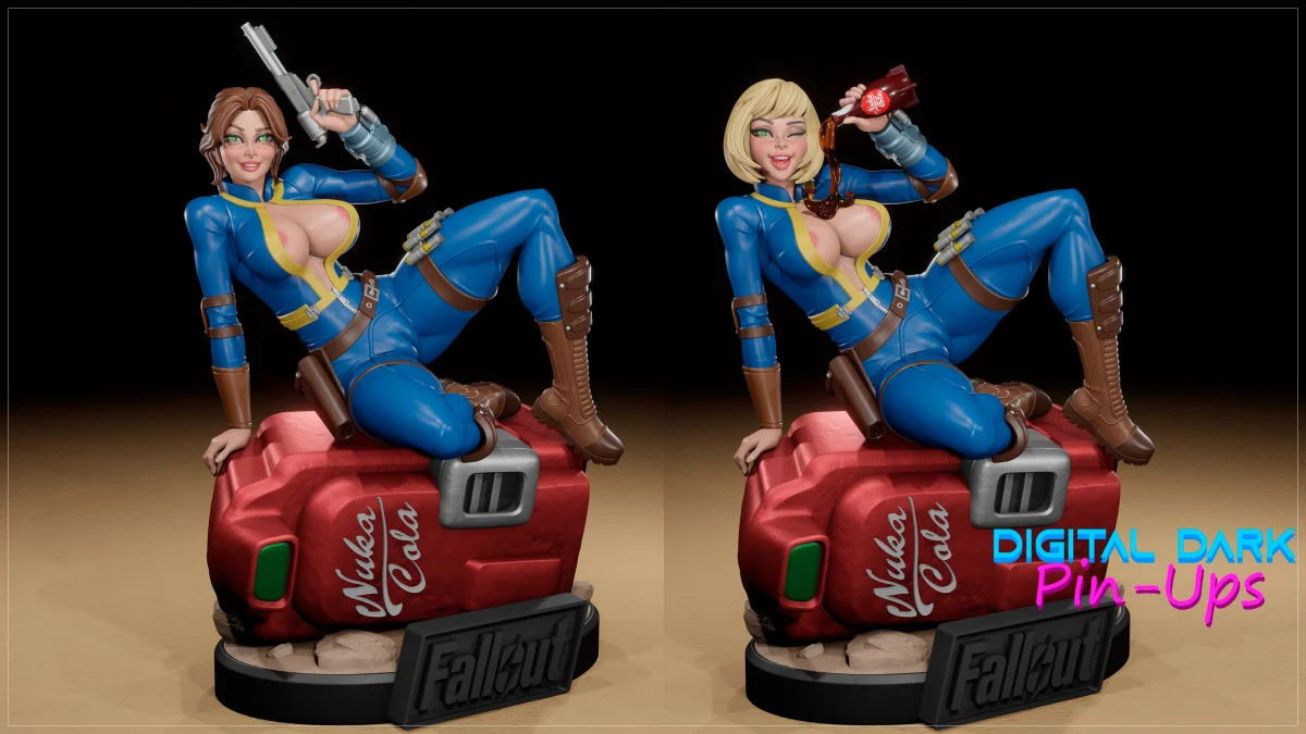 Lucy | Fan Art | 3D Printed Resin Model Garage Kit | *Un-Painted* | Digital Dark 3