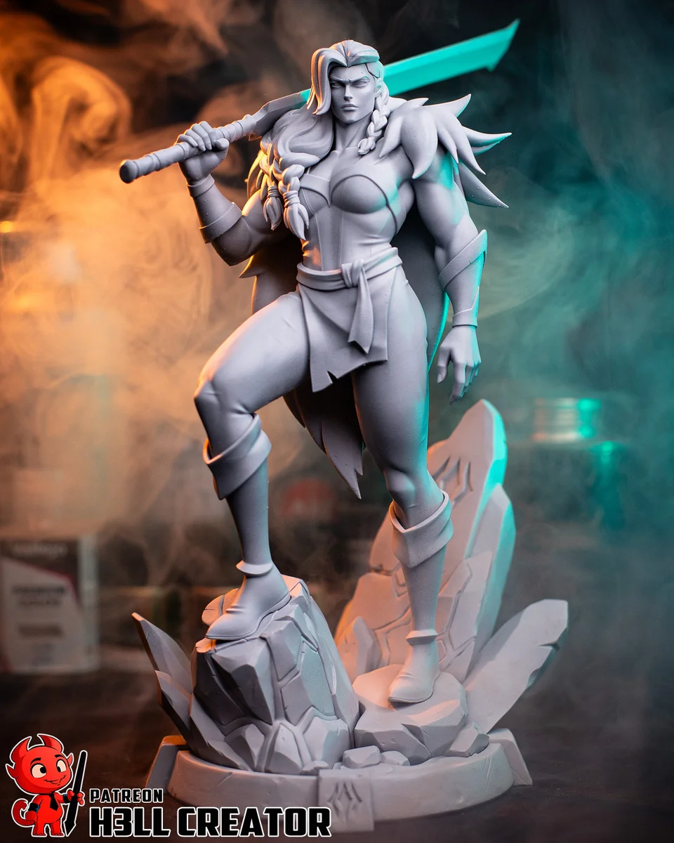Yasha Nydoorin | Fan Art | 3D Printed Resin Model Garage Kit | *Un-Painted* | H3LL Creator 10