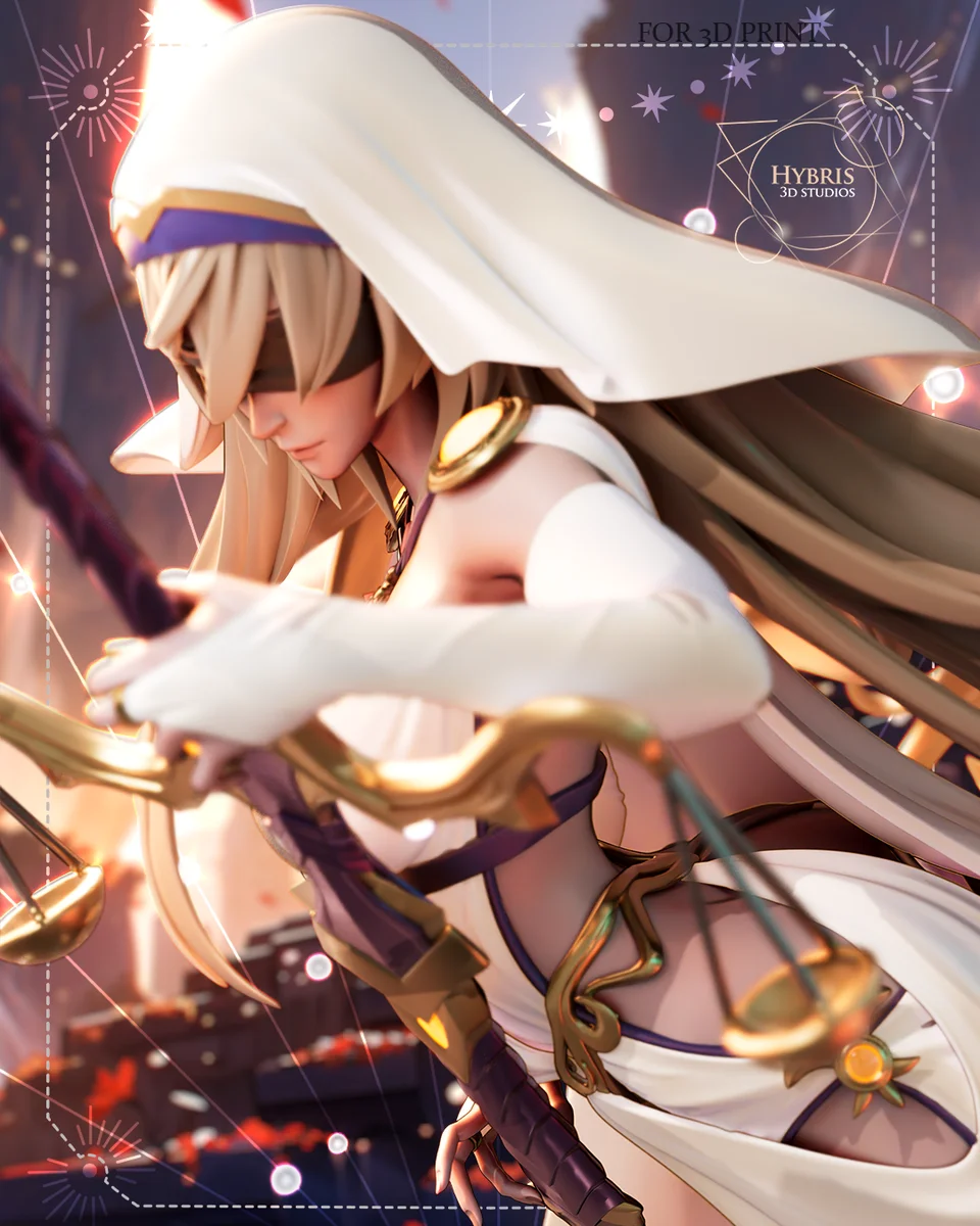 Sword Maiden | Fan Art | 3D Printed Resin Model Garage Kit | *Un-Painted* | Hybris Studios 3
