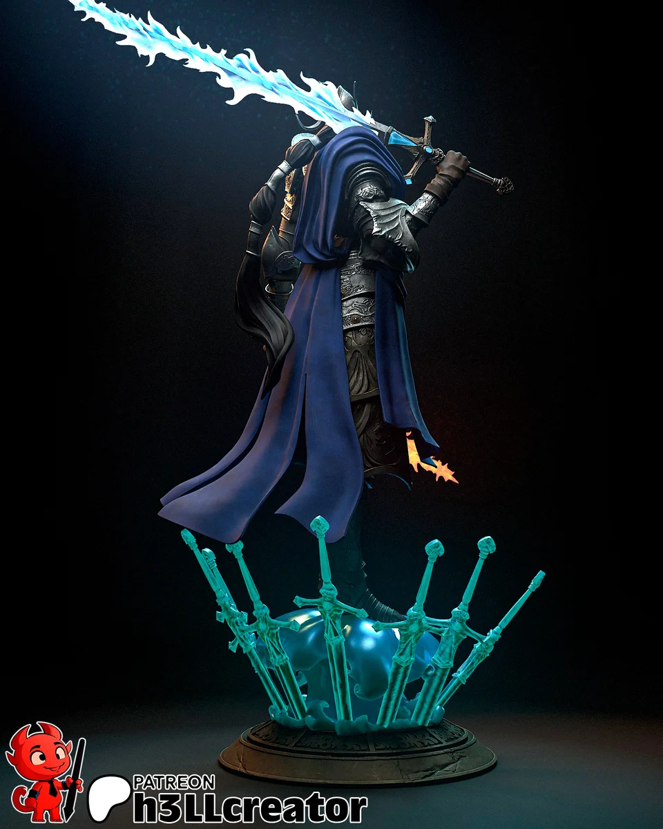 Rellana | Fan Art | 3D Printed Resin Model Garage Kit | *Un-Painted* | H3LL Creator 9