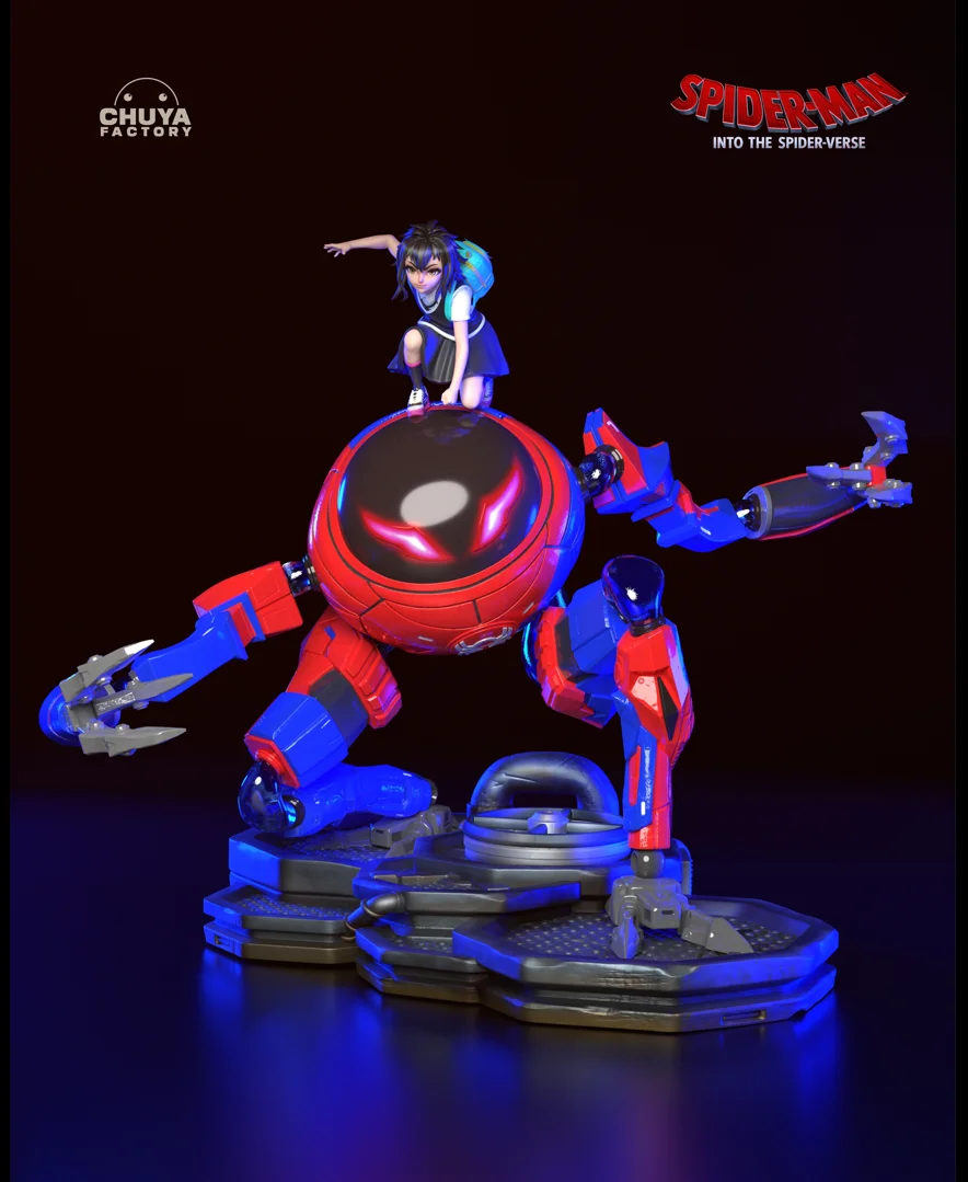 Peni Parker | Fan Art | 3D Printed Resin Model Garage Kit | *Un-Painted* | Chuya Factory 5