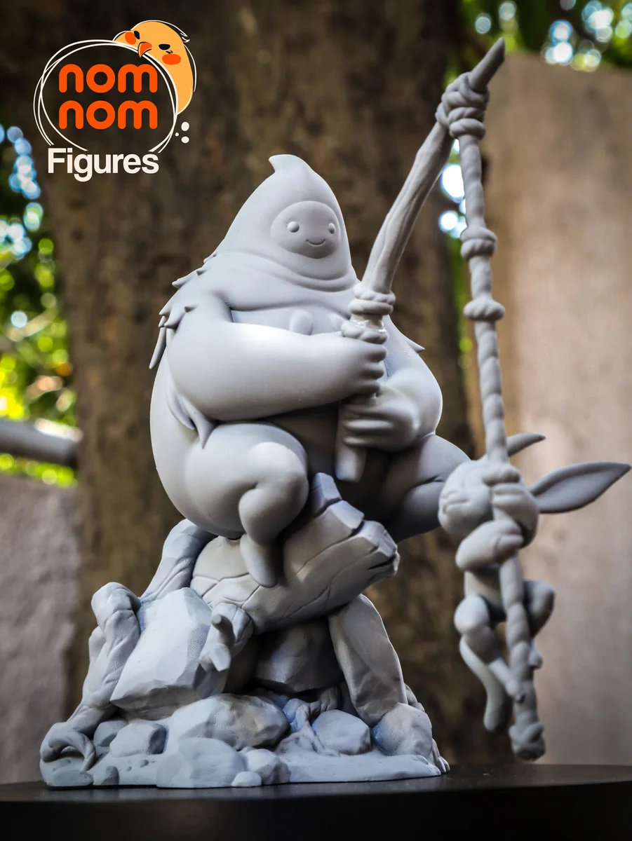 Chibi Ori and Naru | Fan Art | 3D Printed Resin Model Garage Kit | *Un-Painted* | Nomnom 9