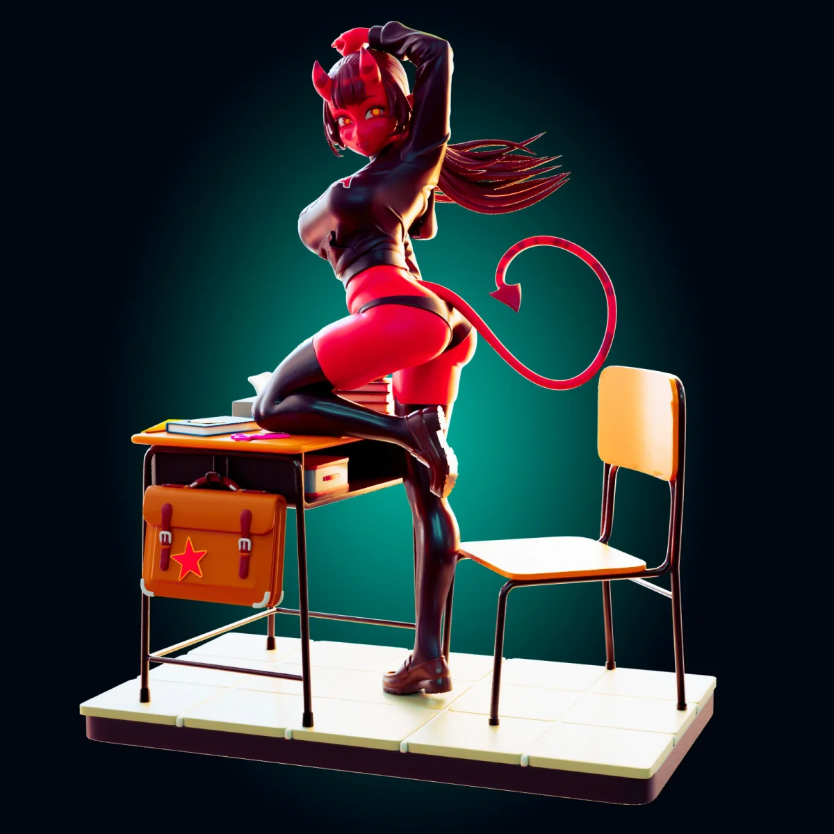 Meru | Fan Art | 3D Printed Resin Model Garage Kit | *Un-Painted* | Officer Rhu 2