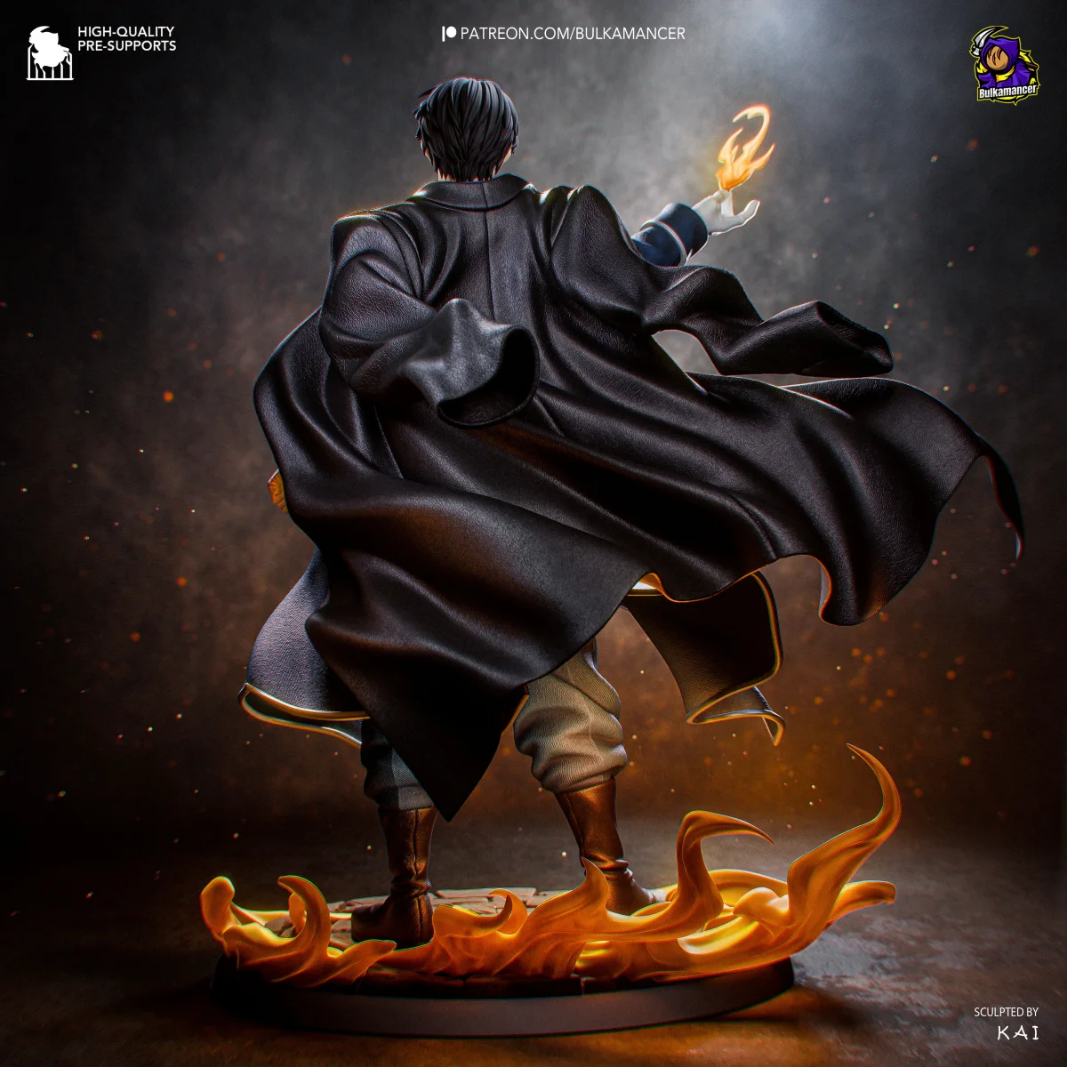 Roy Mustang | Fan Art | 3D Printed Resin Model Garage Kit | *Un-Painted* | Bulkamancer 3