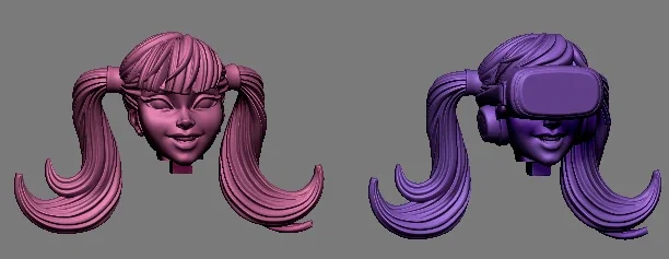 Gamer Girl 4 | Fan Art | 3D Printed Resin Model Garage Kit | *Un-Painted* | Digital Dark 5