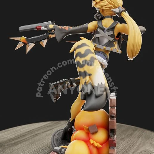 Pulchra | Fan Art | 3D Printed Resin Model Garage Kit | *Un-Painted* | AnyoneNSFW 3