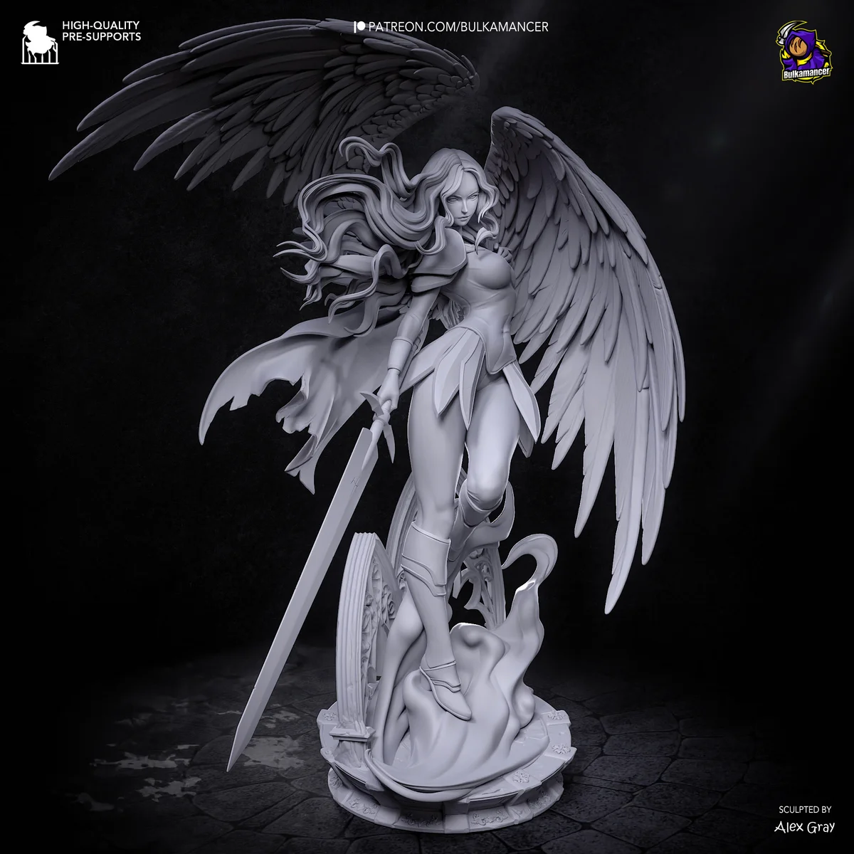 Teresa | Fan Art | 3D Printed Resin Model Garage Kit | *Un-Painted* | Bulkamancer 13