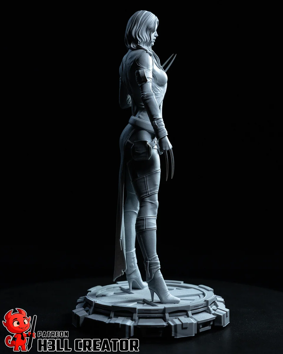 X-23 | Fan Art | 3D Printed Resin Model Garage Kit | *Un-Painted* | H3LL Creator 11