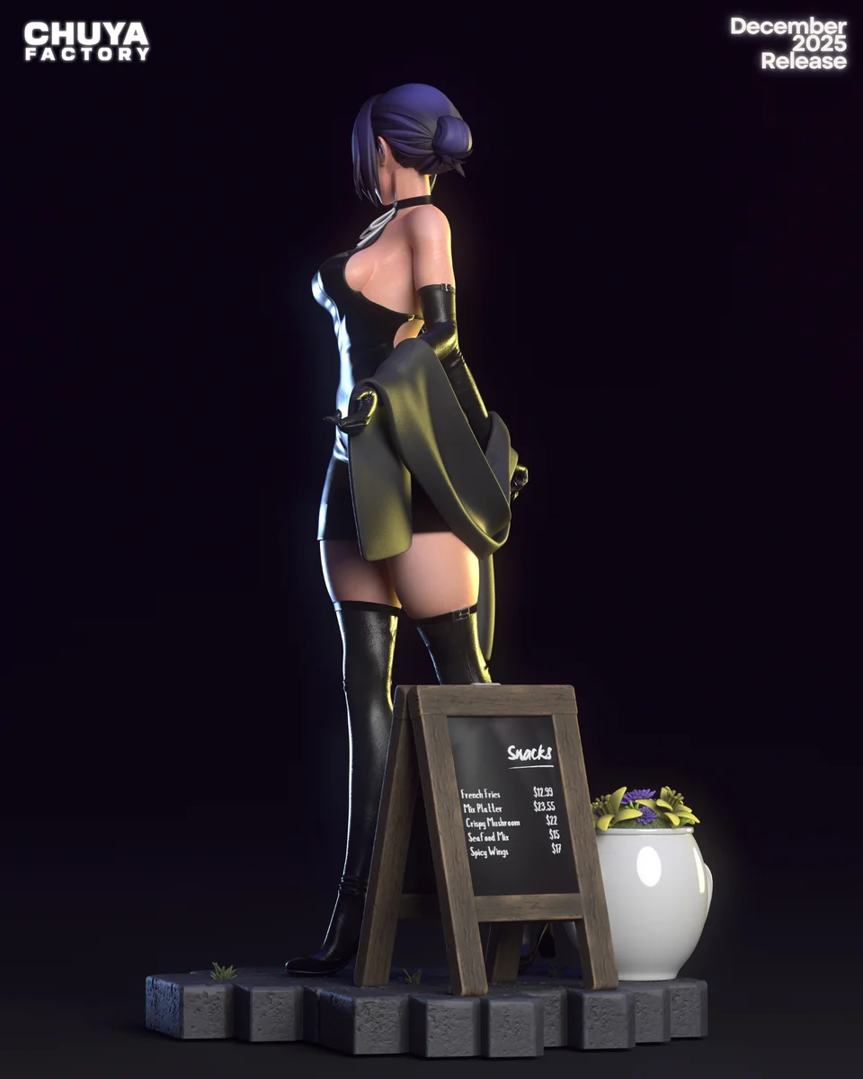 Reze | Fan Art | 3D Printed Resin Model Garage Kit | *Un-Painted* | Chuya Factory 6